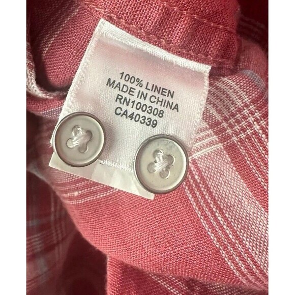 PETER MILLAR Seaside Men's North Shore Linen Sport Shirt XXL - Picture 5 of 7